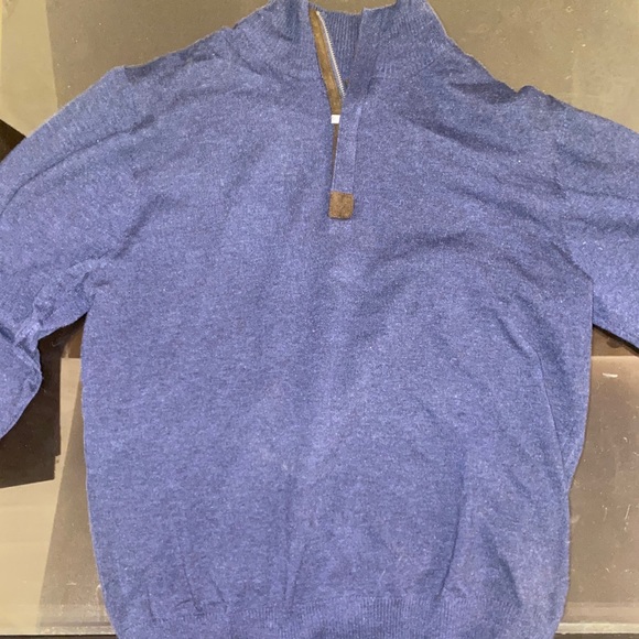 Triscots ST Raphael Quarter ZIP pullover - Picture 2 of 2